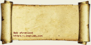 Anđelija Mladenović vizit kartica